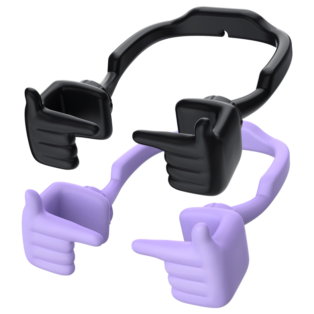 Shy Pop Phone Stand-2 Pack-Gesture‑shaped phone stand | Creative desktop accessory