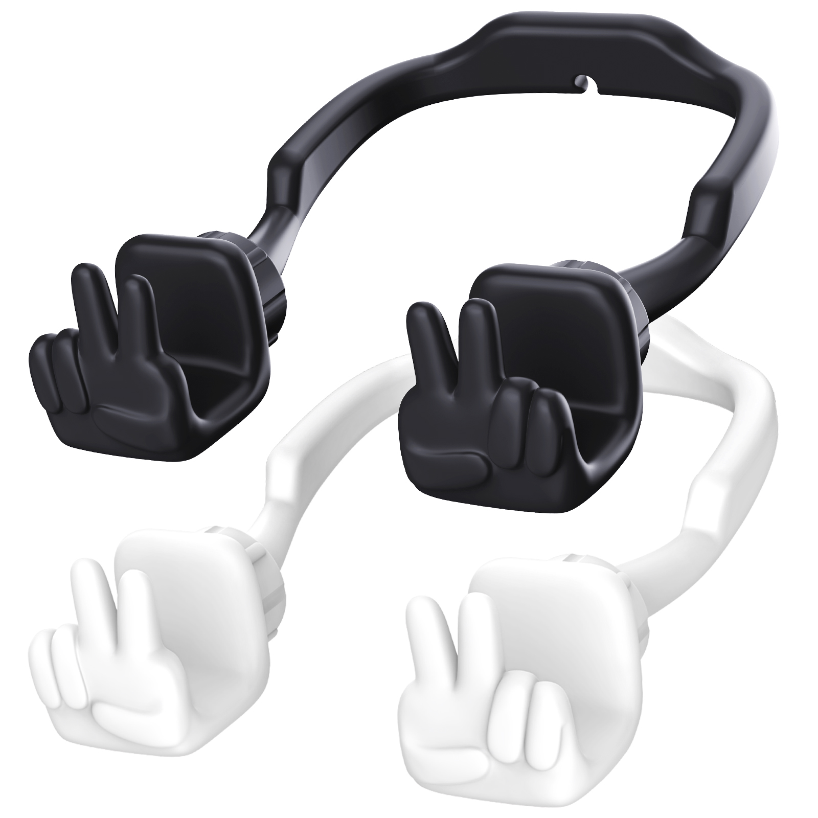 Yeah Vibe Phone Stand-2 Pack-Gesture‑shaped phone stand | Creative desktop accessory