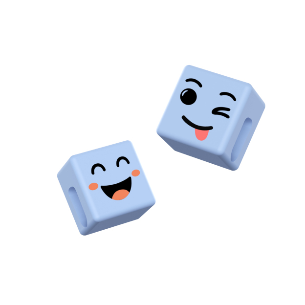 Mood Cube Blue & Brown