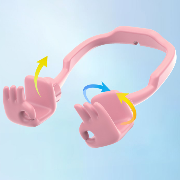 Everything's OK Phone Stand Pink-Gesture‑shaped phone stand | Creative desktop accessory