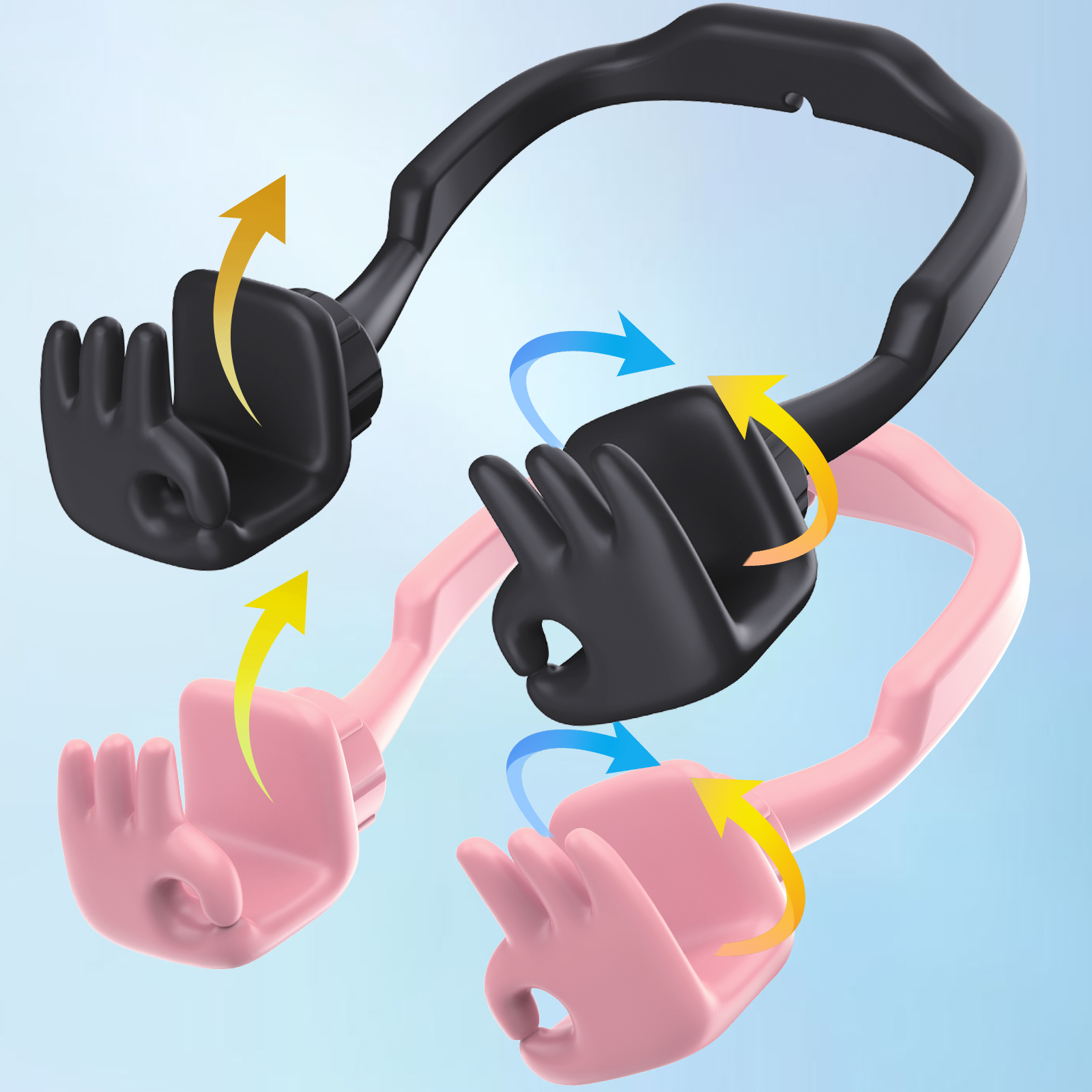 Everything's OK Phone Stand-2 Pack-Gesture‑shaped phone stand | Creative desktop accessory