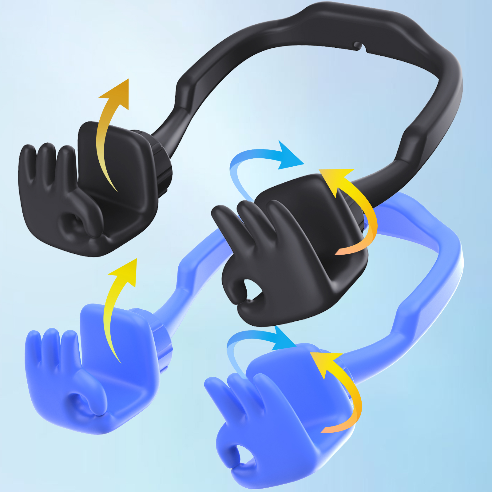 Everything's OK Phone Stand-2 Pack-Gesture‑shaped phone stand | Creative desktop accessory