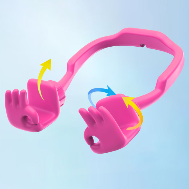 Everything's OK Phone Stand Hot Pink-Gesture‑shaped phone stand | Creative desktop accessory