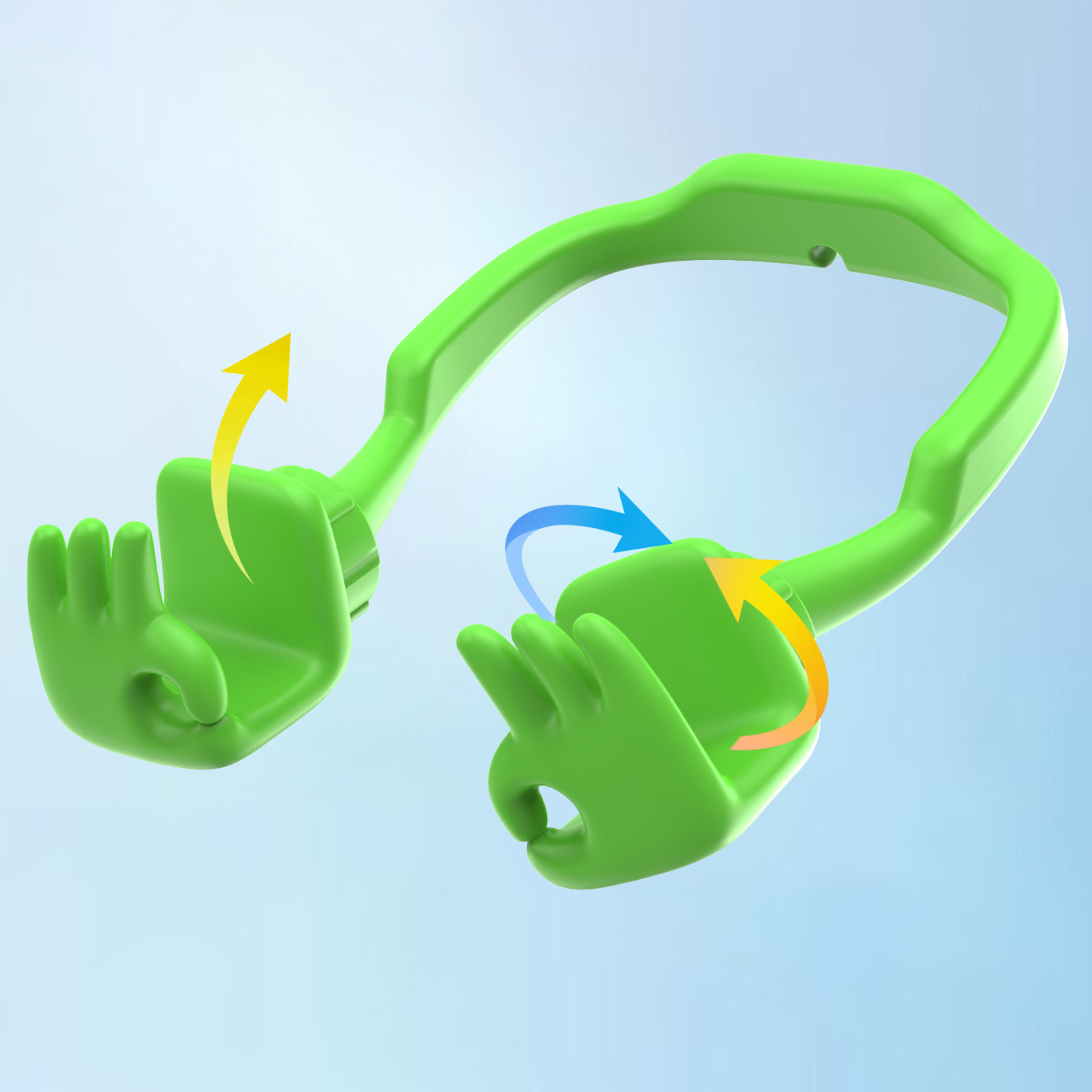 Everything's OK Phone Stand Avocado Green-Gesture‑shaped phone stand | Creative desktop accessory