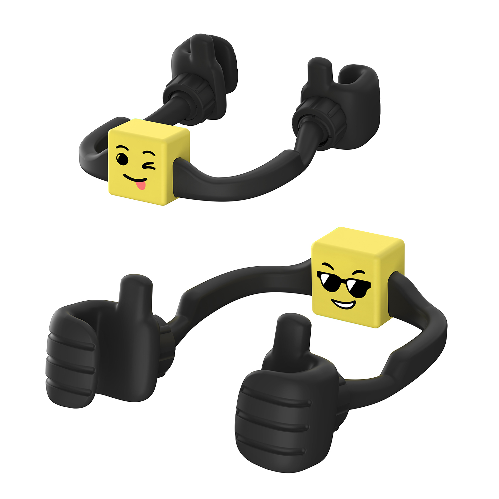 Mood Cube Blue & Yellow