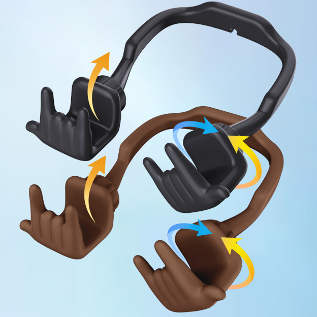 Rock On Phone Stand-2 Pack-Gesture‑shaped phone stand | Creative desktop accessory
