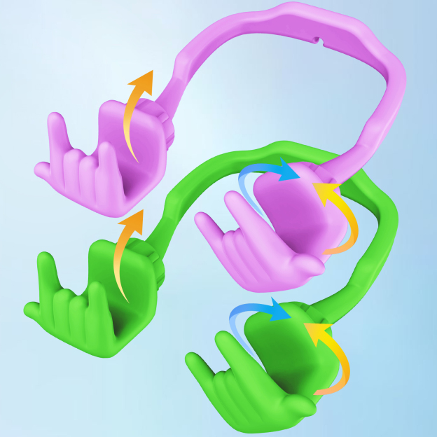 Rock On Phone Stand-2 Pack-Gesture‑shaped phone stand | Creative desktop accessory