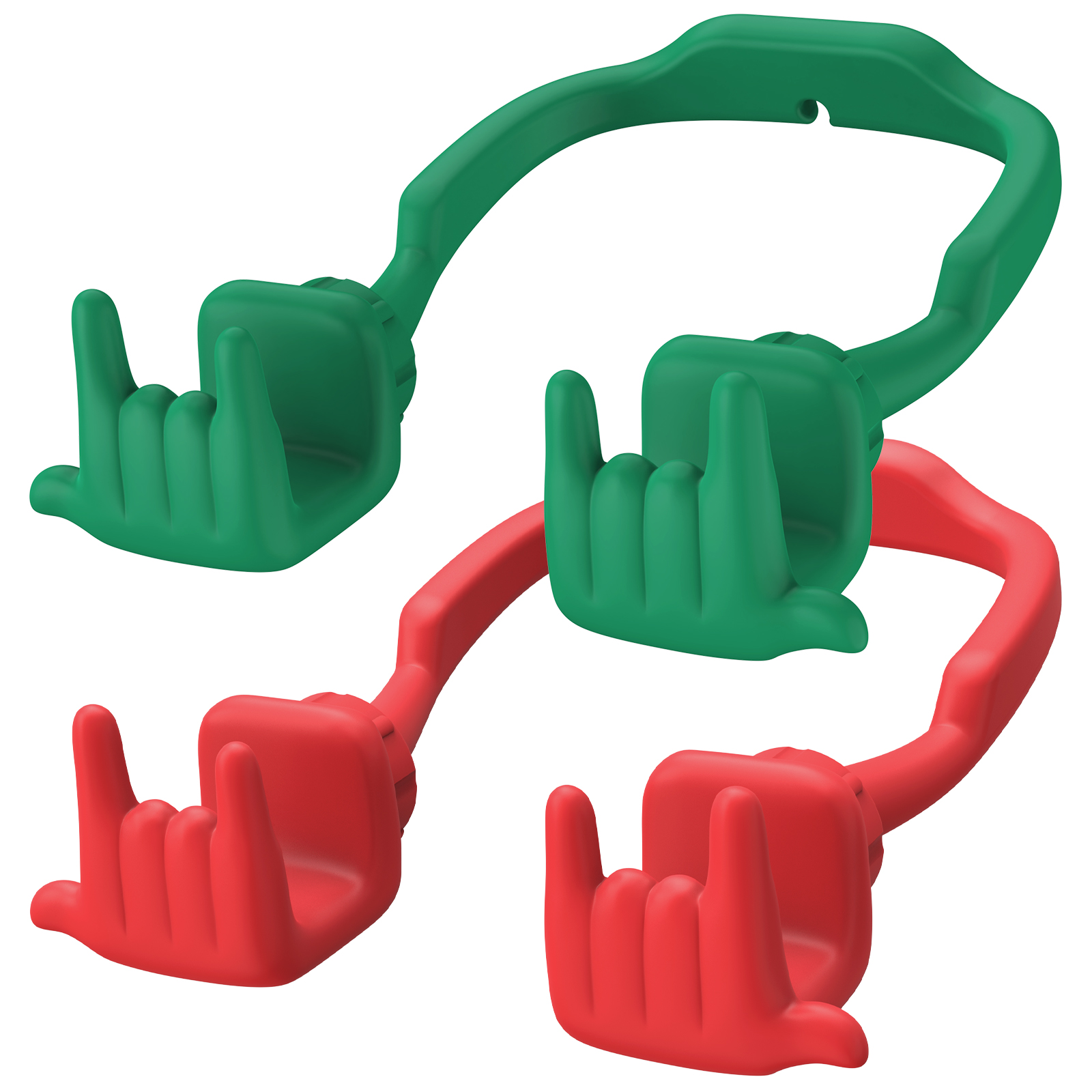 Rock On Phone Stand-2 Pack-Gesture‑shaped phone stand | Creative desktop accessory