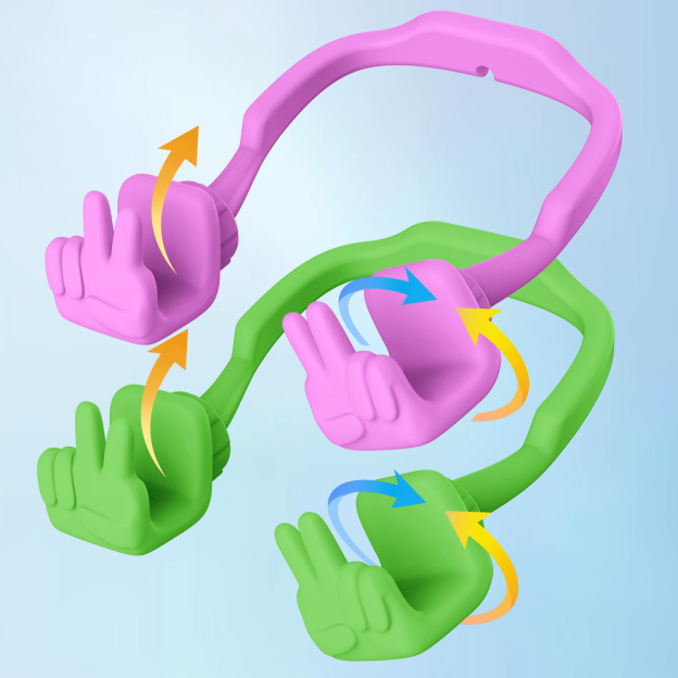 Yeah Vibe Phone Stand-2 Pack-Gesture‑shaped phone stand | Creative desktop accessory