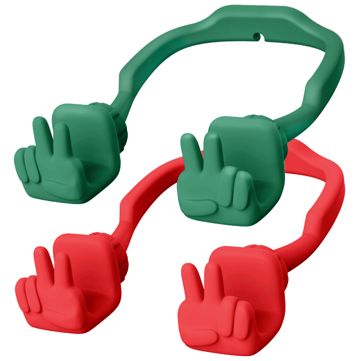 Yeah Vibe Phone Stand-2 Pack-Gesture‑shaped phone stand | Creative desktop accessory