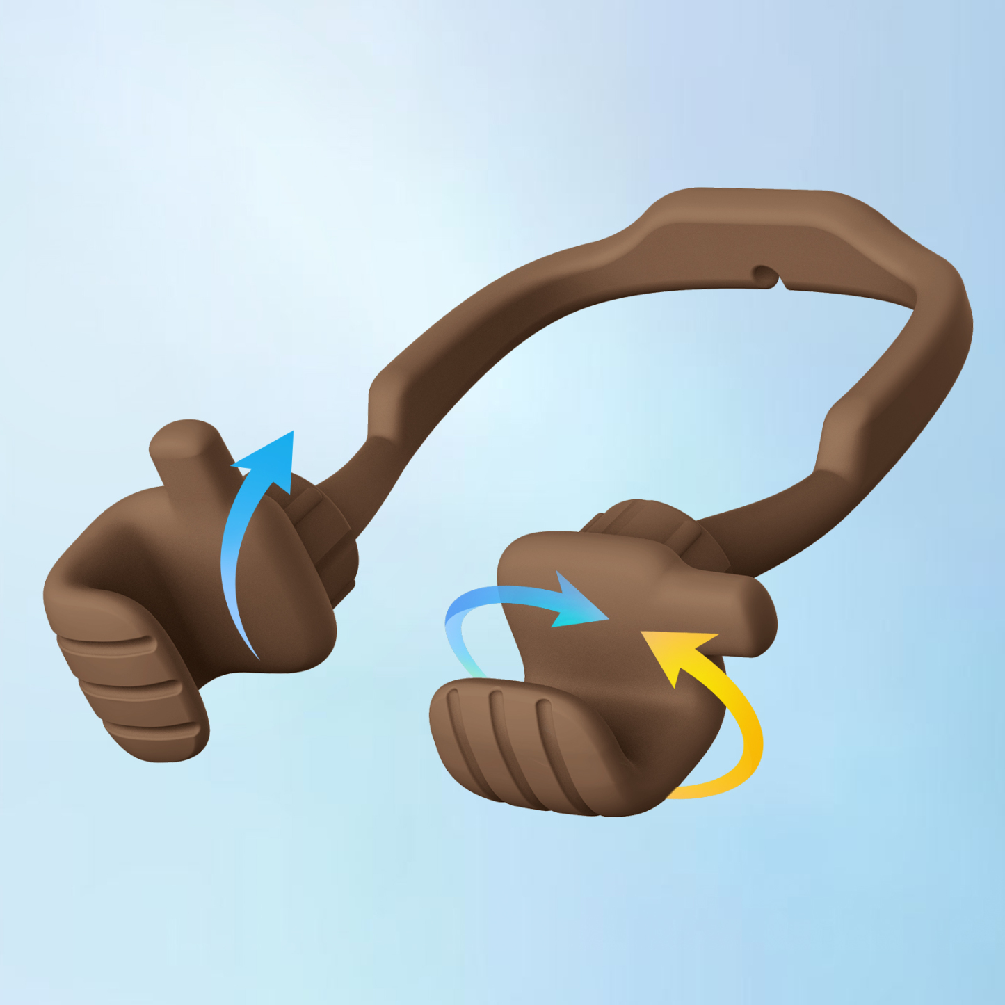 Thumbs Up Vibe Phone Stand Brown | Phone Stands, Desk Accessories - CALDEVER