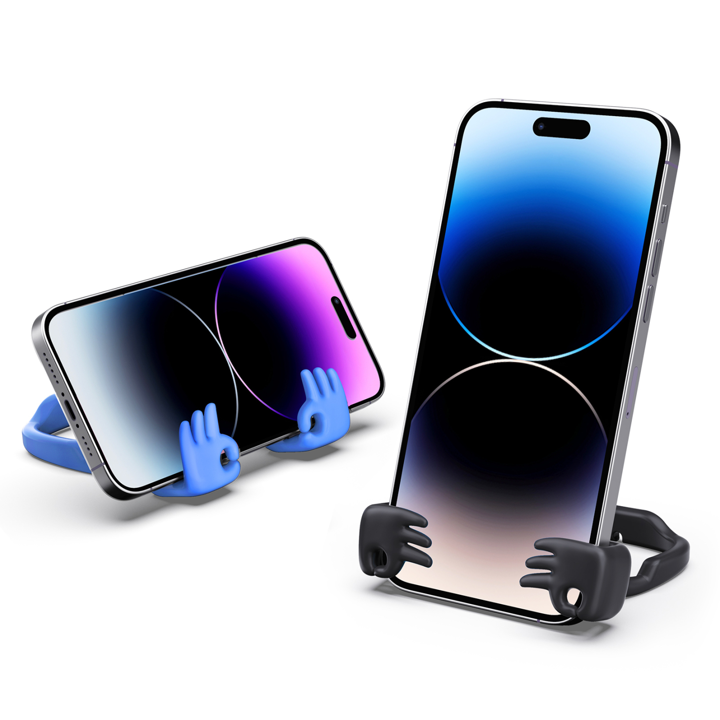Everything's OK Phone Stand-2 Pack-Gesture‑shaped phone stand | Creative desktop accessory