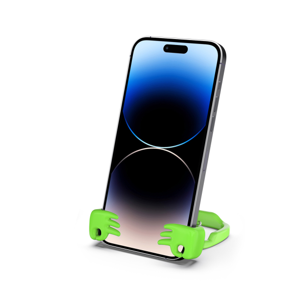 Everything's OK Phone Stand Avocado Green-Gesture‑shaped phone stand | Creative desktop accessory