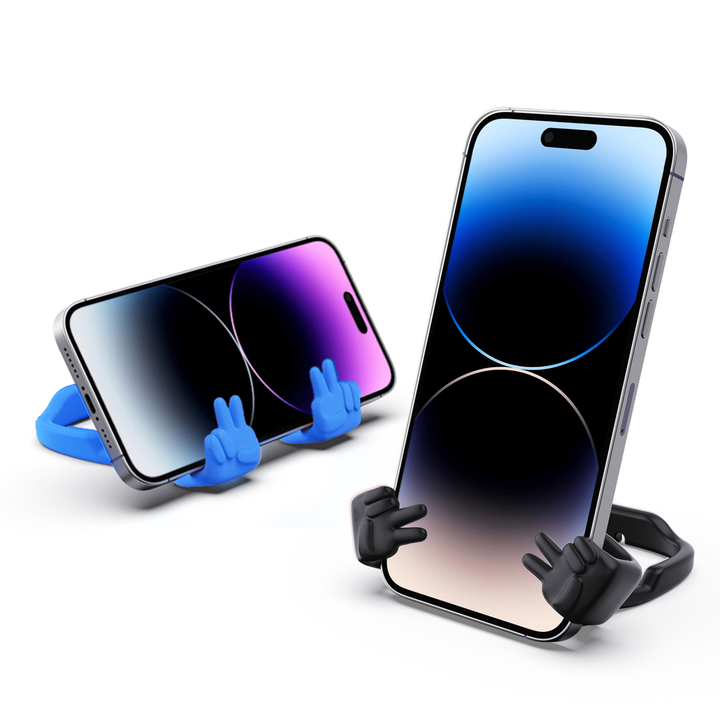 Yeah Vibe Phone Stand-2 Pack-Gesture‑shaped phone stand | Creative desktop accessory