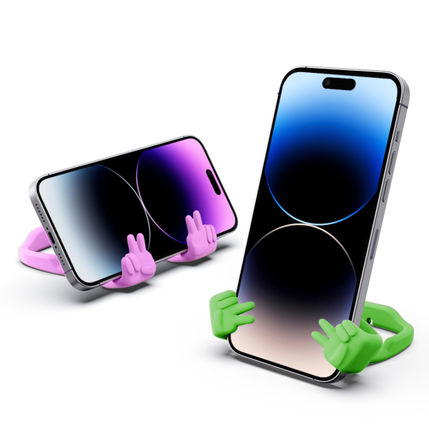 Yeah Vibe Phone Stand-2 Pack-Gesture‑shaped phone stand | Creative desktop accessory