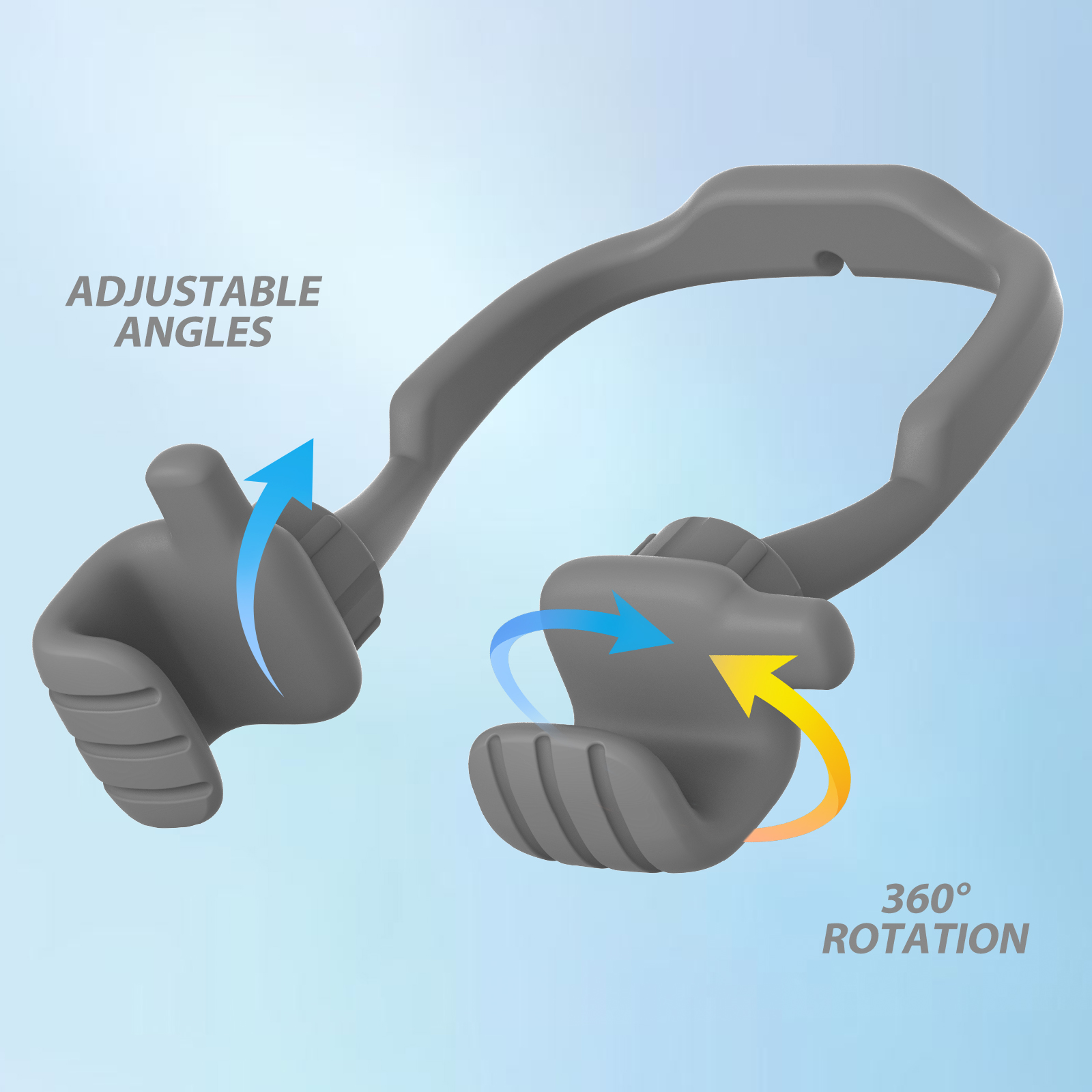 Thumbs Up Vibe Phone Stand Grey | Phone Stands, Desk Accessories - CALDEVER