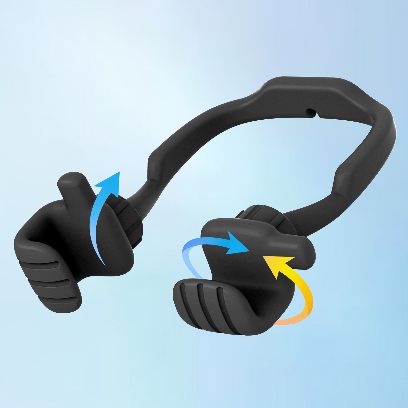 Thumbs Up Vibe Phone Stand Black | Phone Stands, Desk Accessories - CALDEVER