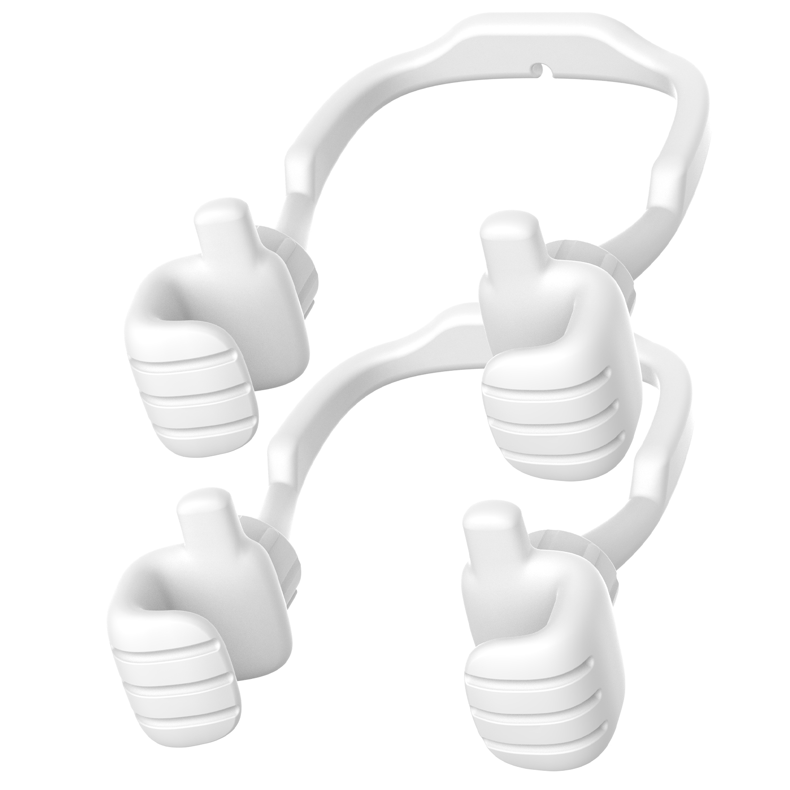 Thumb Up Phone Stand-2 Pack White for Desk