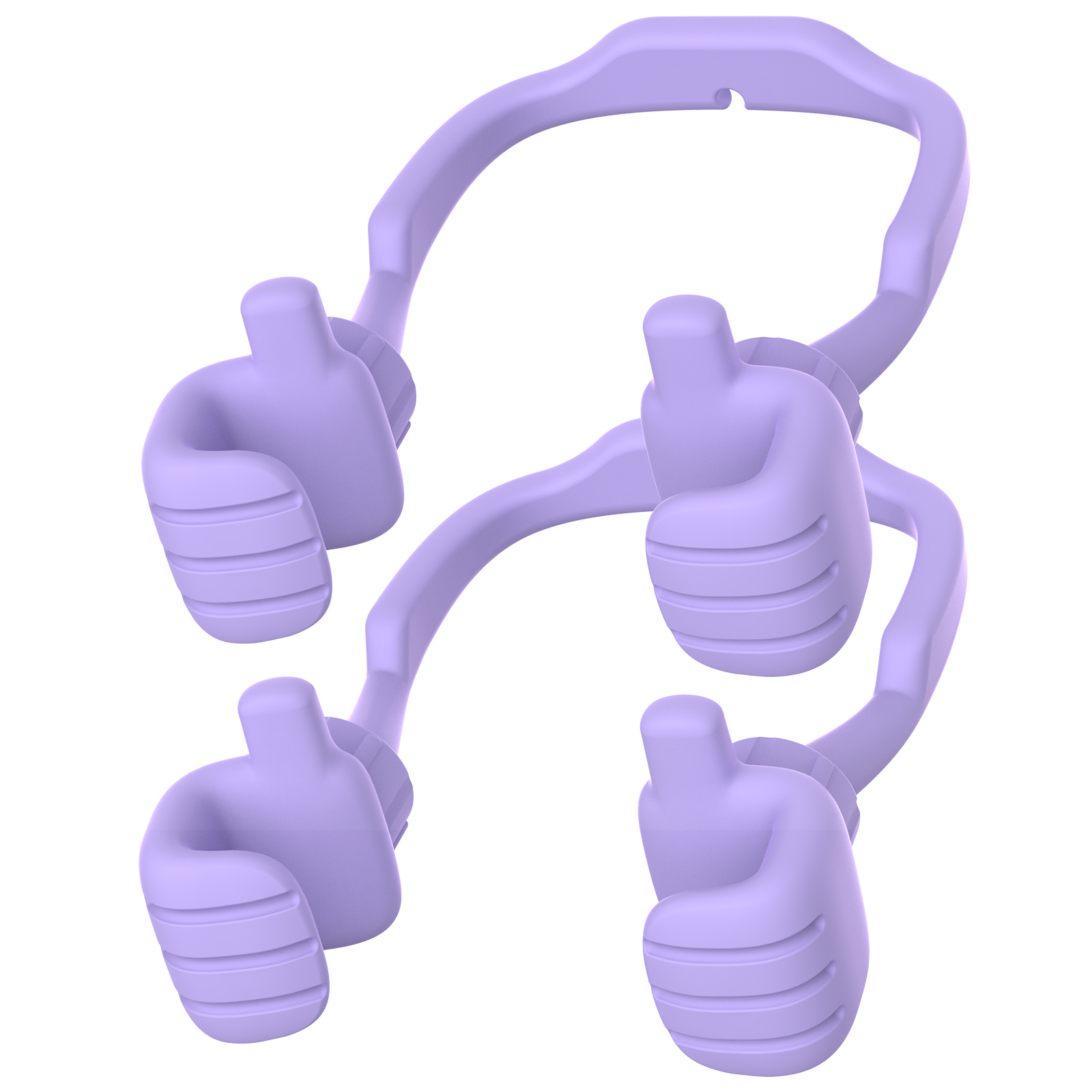 Thumb Up Phone Stand-2 Pack Purple for Desk