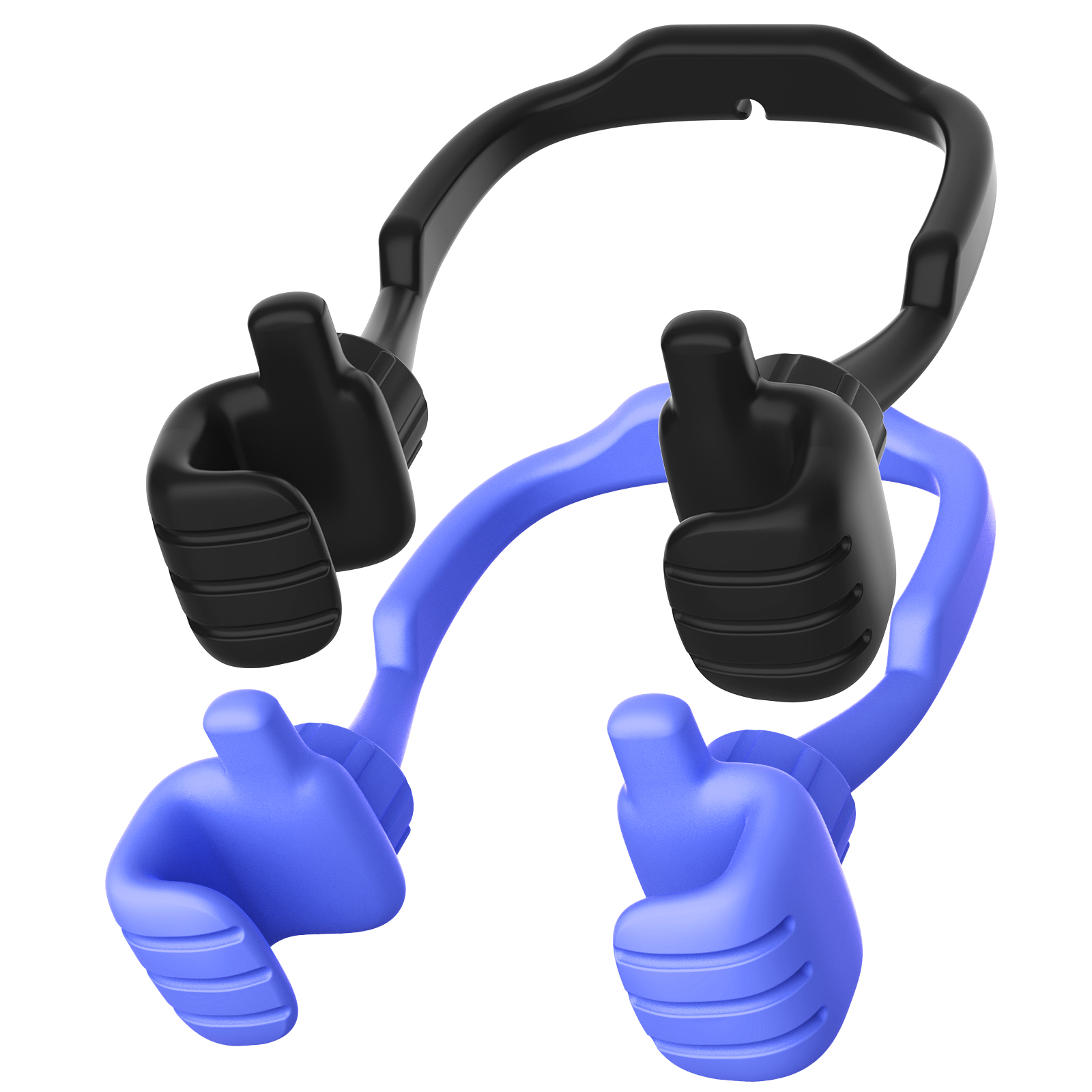 Thumb Up Phone Stand-2 Pack Black&Blue for Desk
