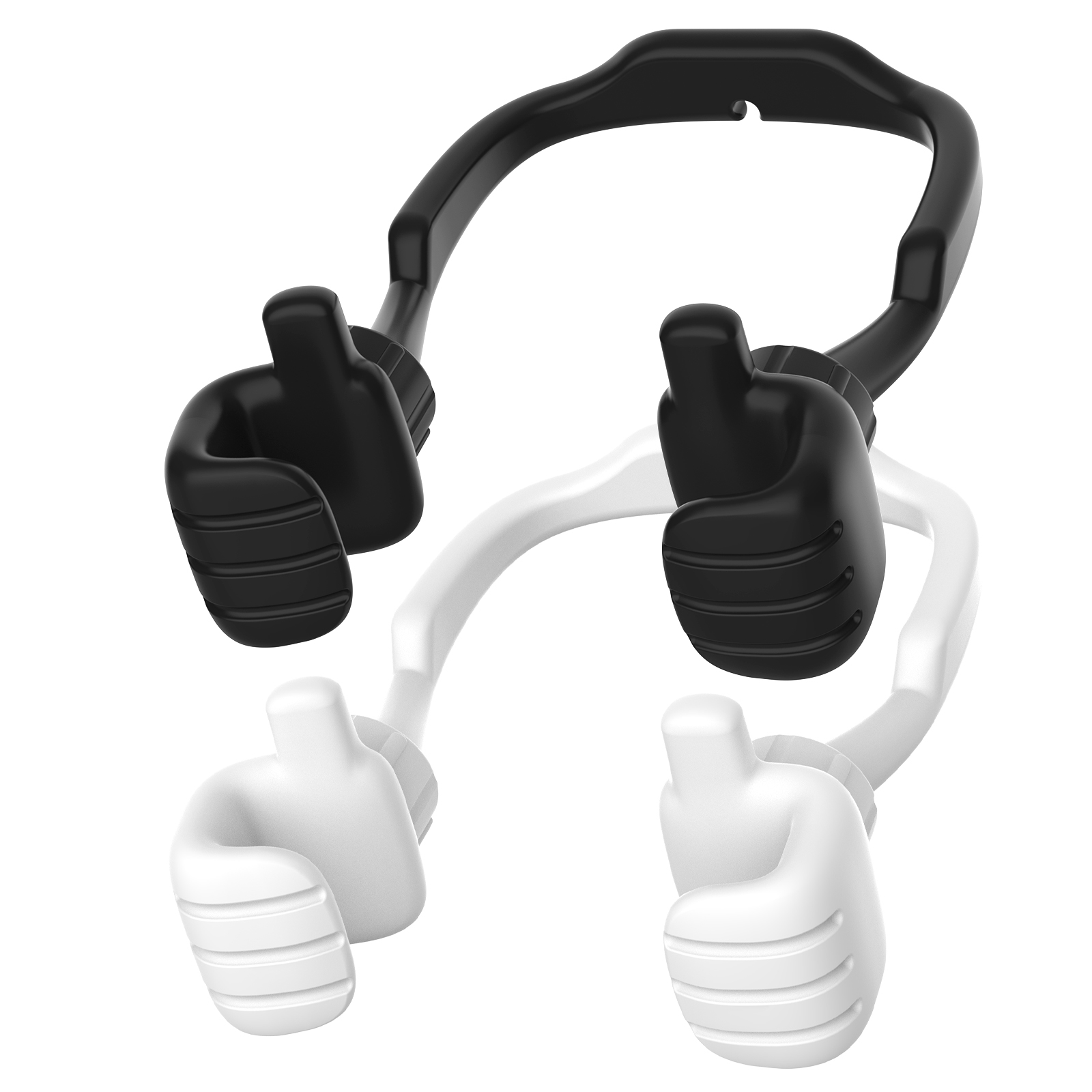Thumb Up Phone Stand-2 Pack Black&White for Desk
