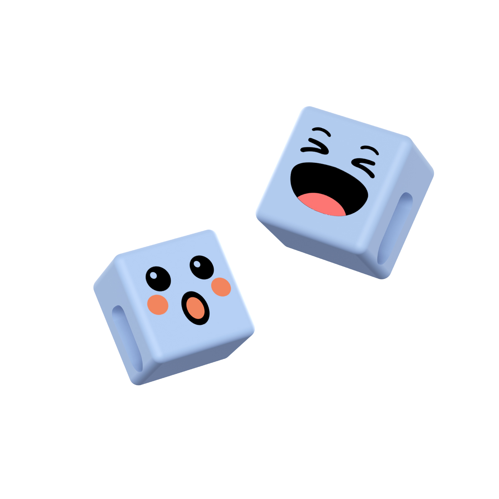 Mood Cube Blue & Yellow