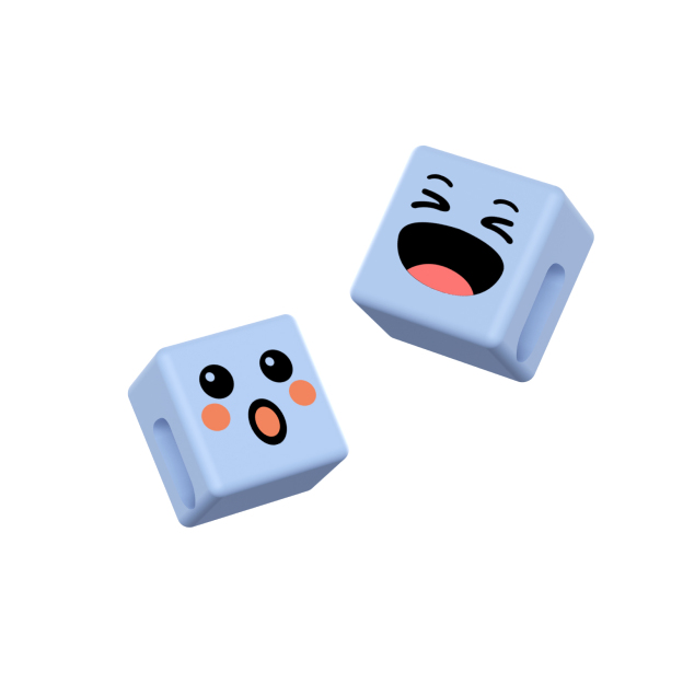 Mood Cube Blue & Yellow