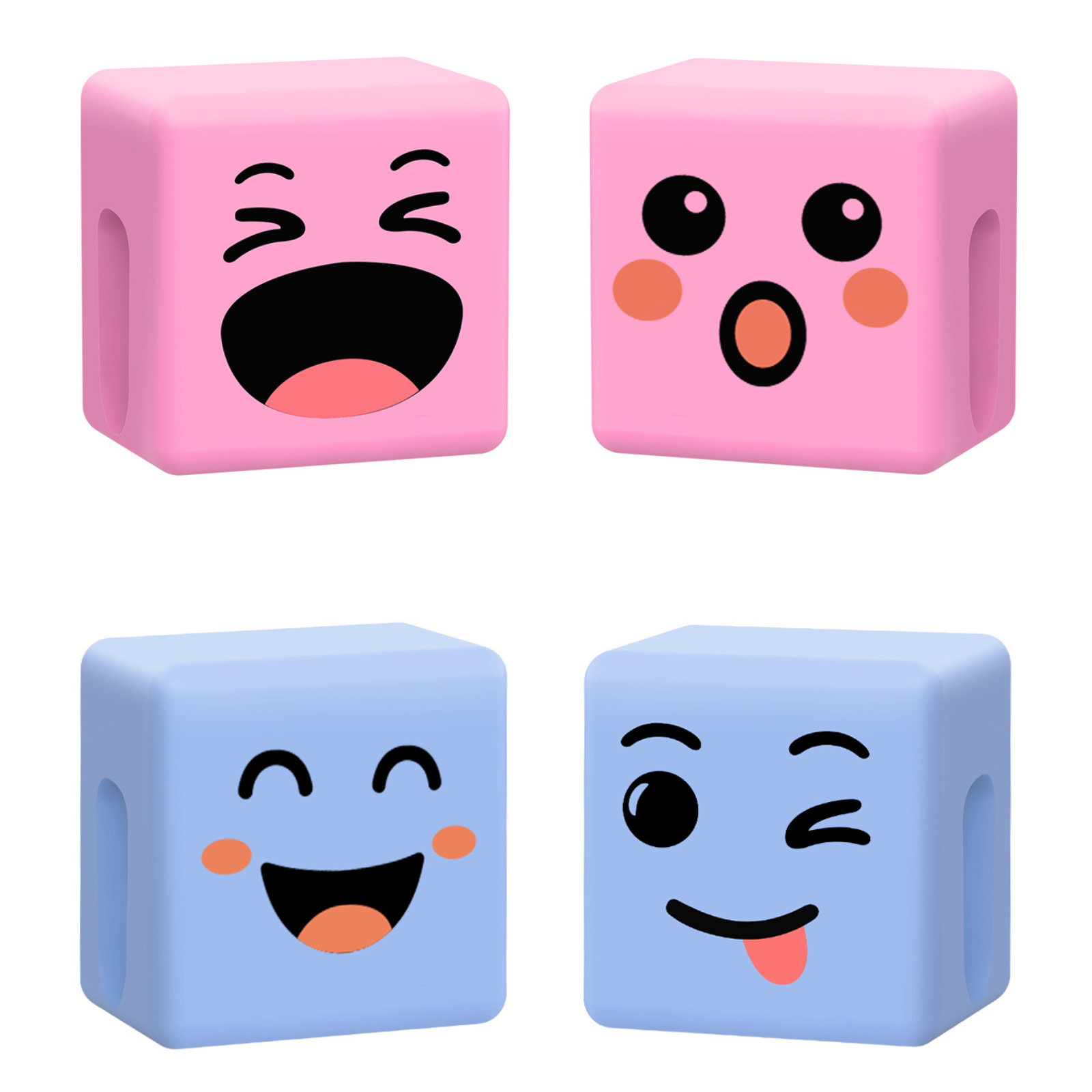 Caldever Mood Cube 2P- Joy Burst & Oh Wow + Sassy & Pure Joy- pink blue