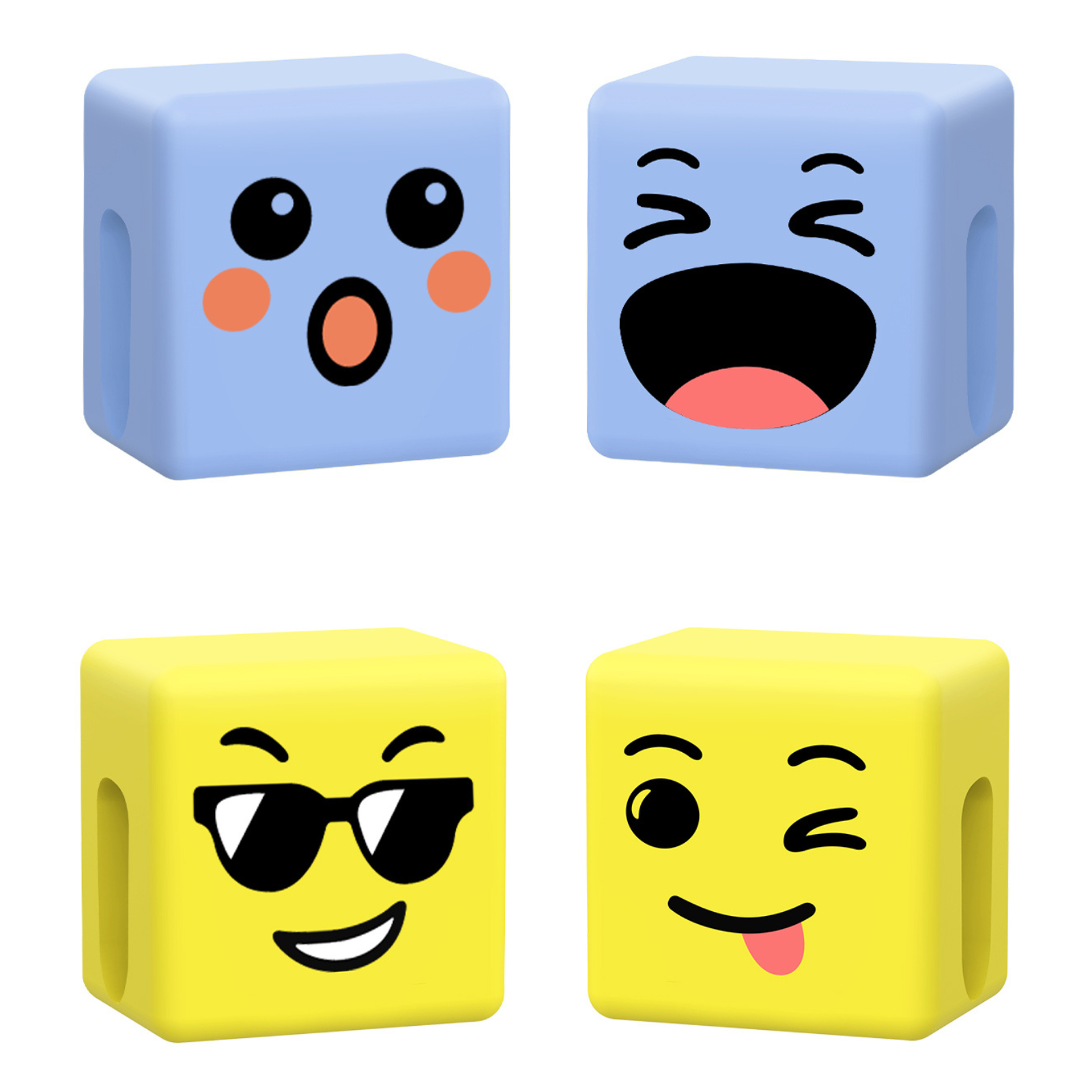 Mood Cube Blue & Yellow