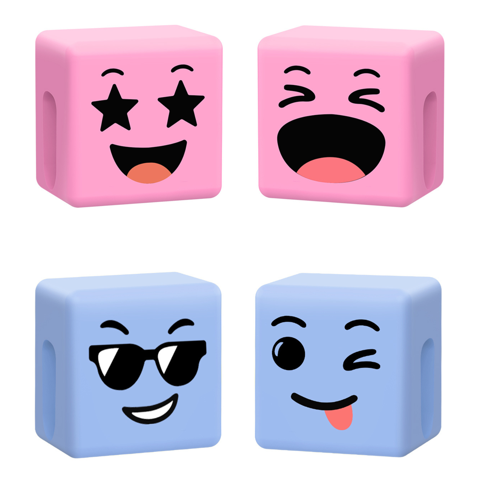 Caldever Mood Cube 2P- Joy Burst & Sparkle + Stay Cool & Sassy- pink blue