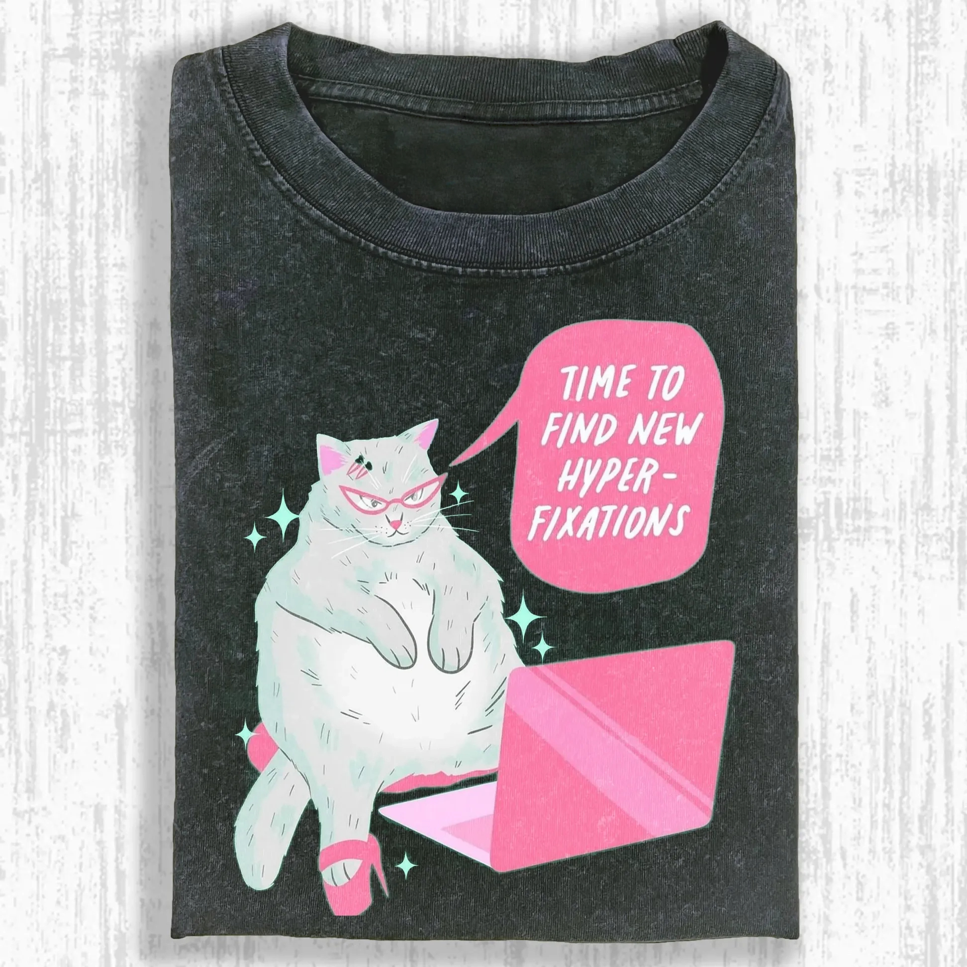 WACKY CAT T-SHIRT