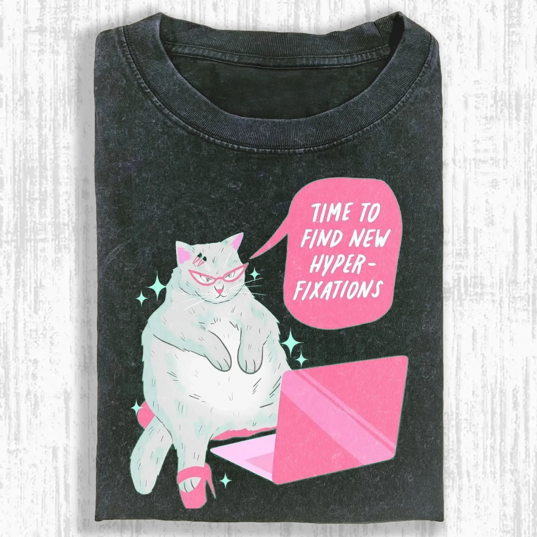 WACKY CAT T-SHIRT