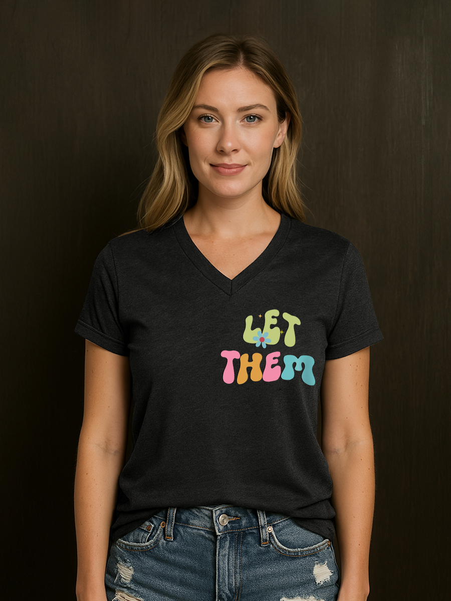 Women's I Came I Saw I Had Anxiety So I Left, Mental Health Matter,Funny Anxiety V-Neck Tee