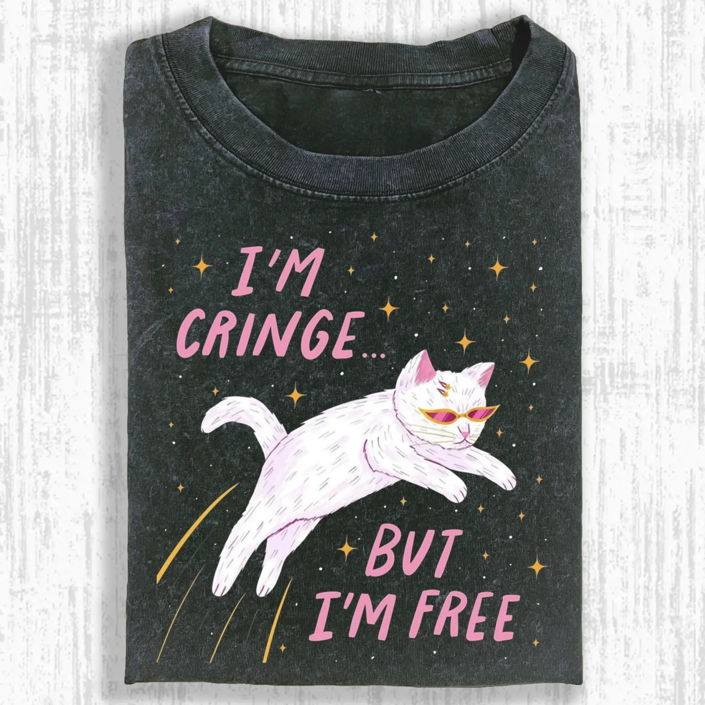 WACKY CAT T-SHIRT