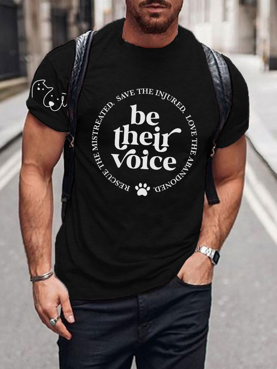 Men's Animal Friendly T-Shirts-1