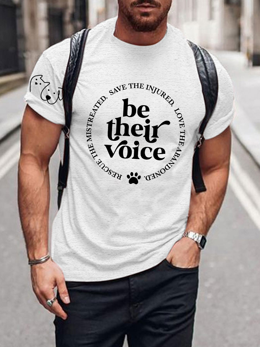 Men's Animal Friendly T-Shirts-1