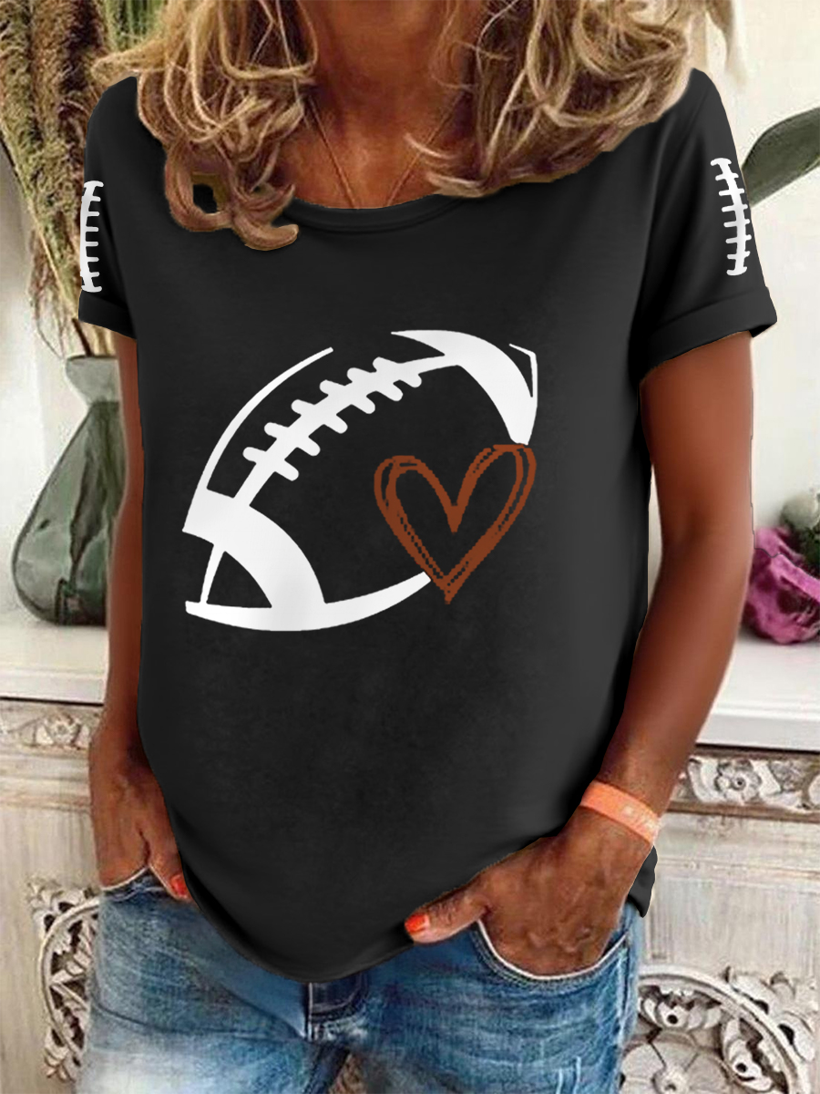 Women's Football Fans Gameday Casual Tee