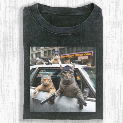 WACKY CAT T-SHIRT