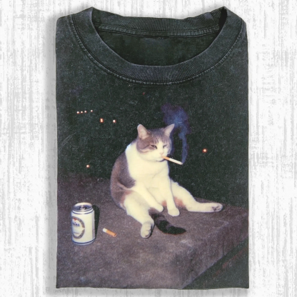 WACKY CAT T-SHIRT