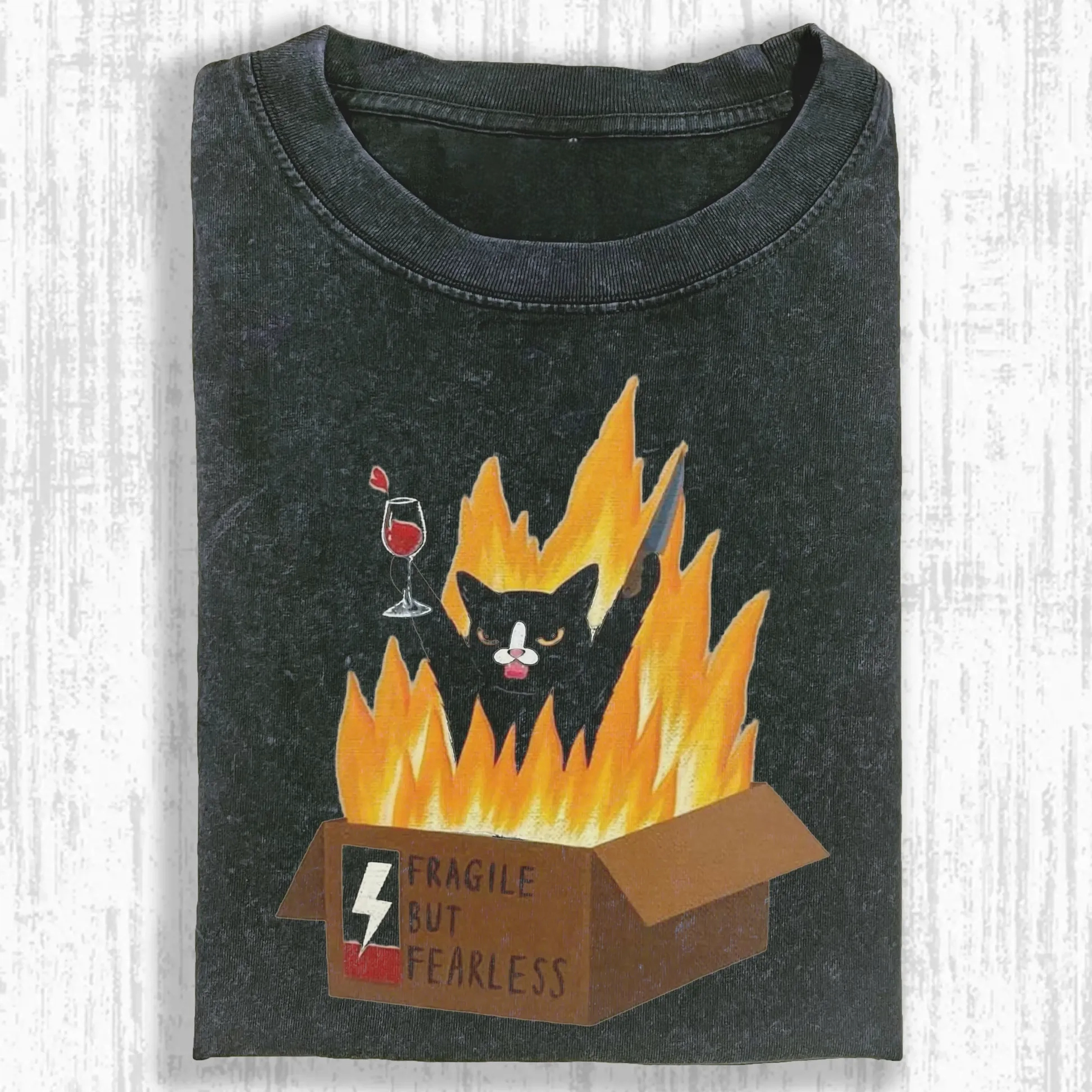 WACKY CAT T-SHIRT