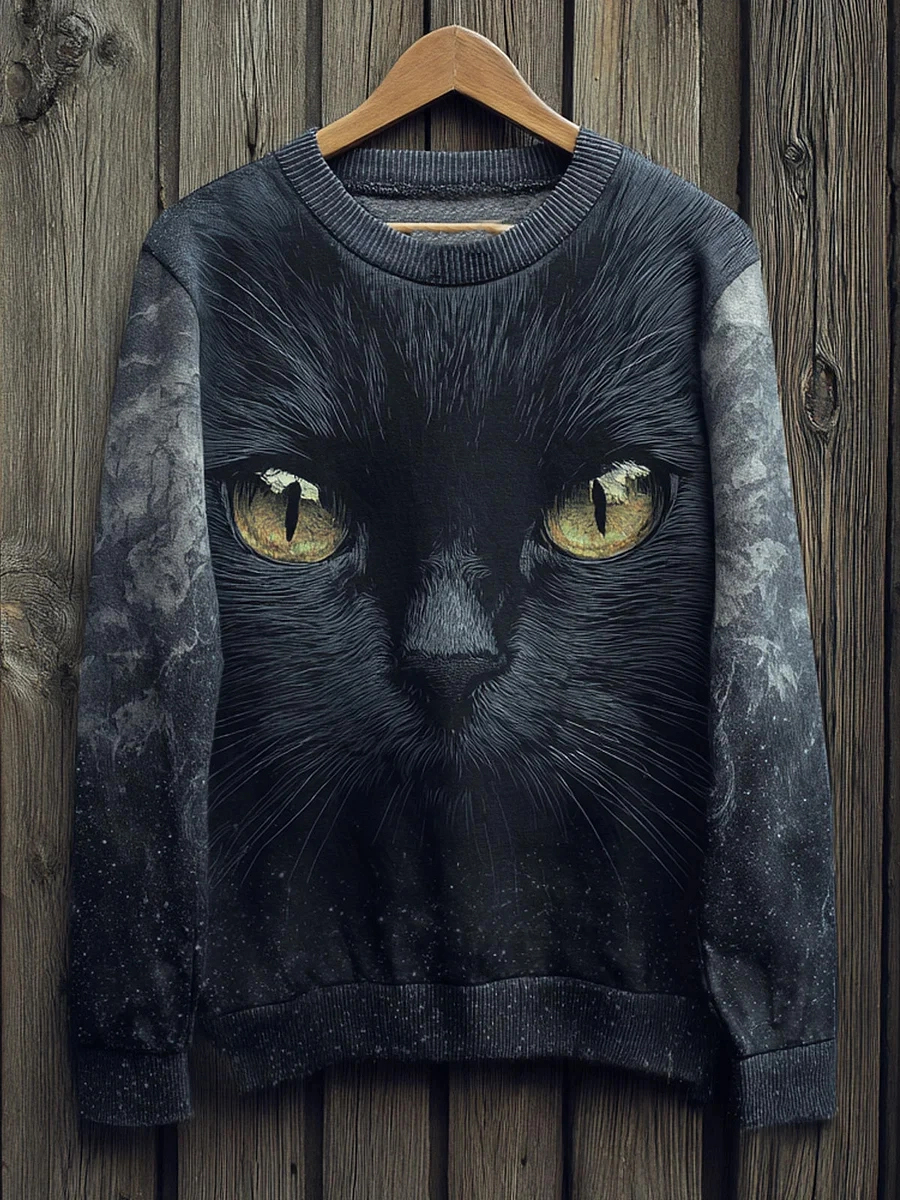 Black Cat Sweatshirt