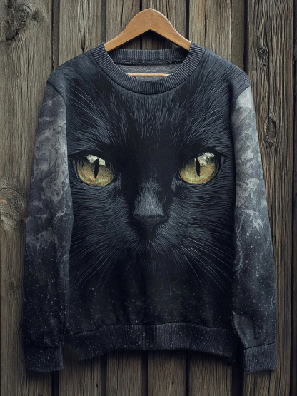 Black Cat Sweatshirt