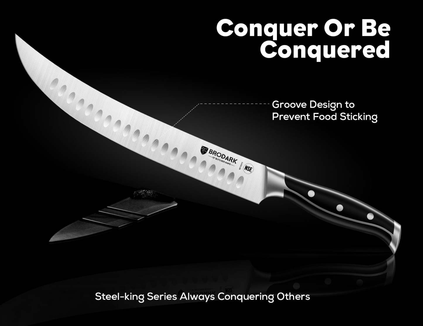 Butcher Knife - Steel-King Series - Brodark