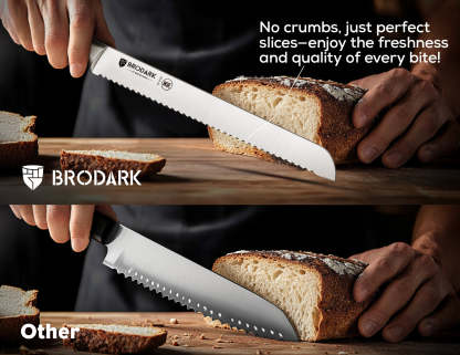 Bread Knife - Steel-King Series - Brodark