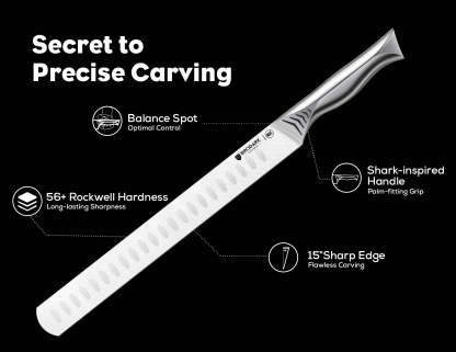 Carving Knife - Shark Series - Brodark
