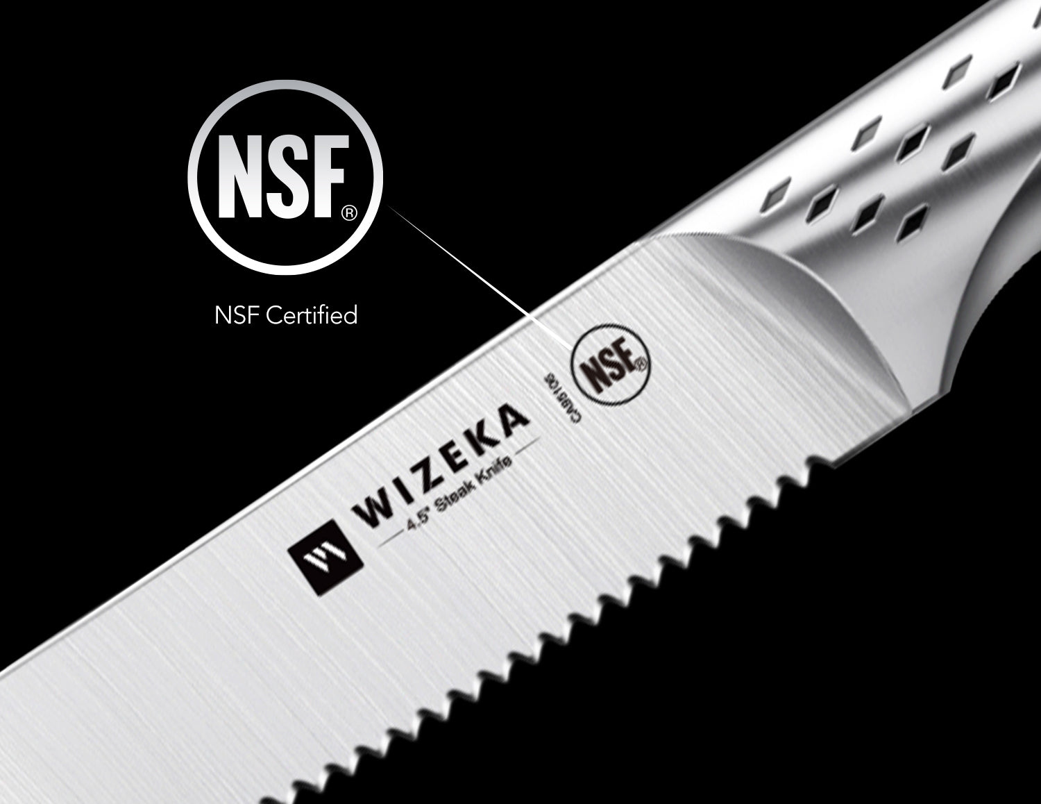 Steak Knives Set of 4 - Jaguar Series - wizeka