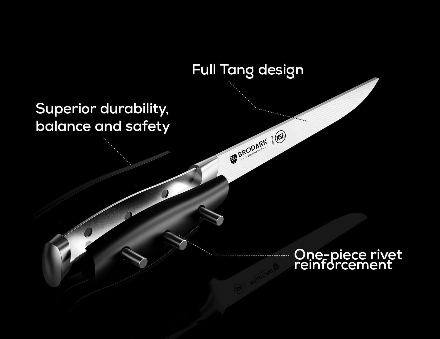 Boning Knife - Steel-King Series - Brodark