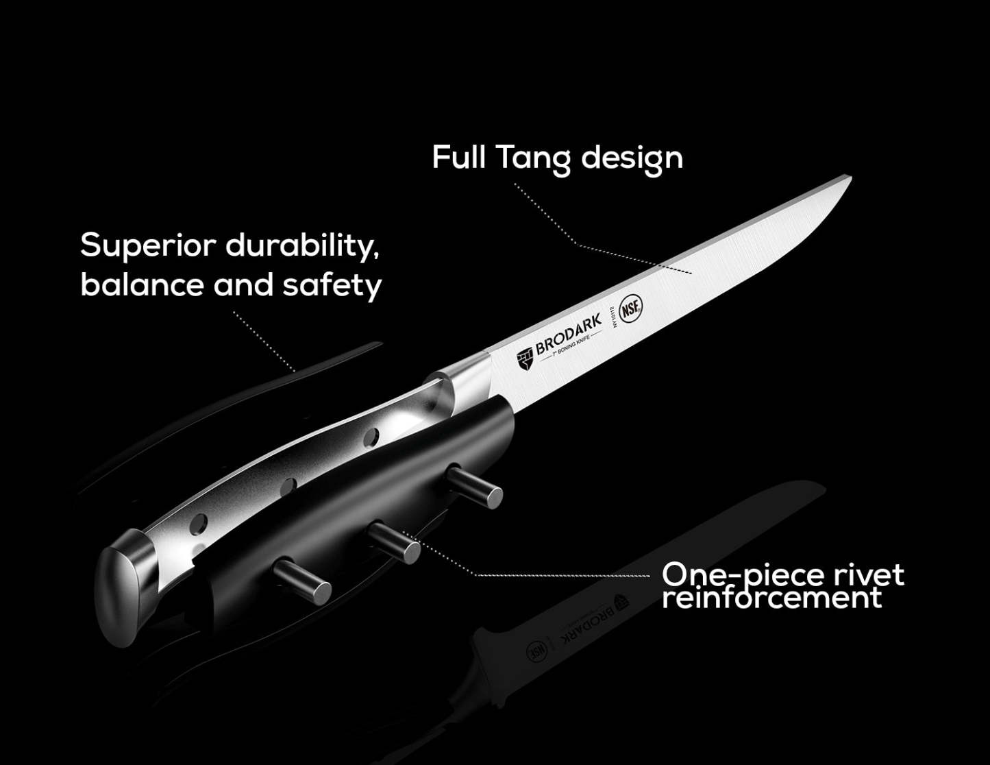 Boning Knife - Steel-King Series - Brodark