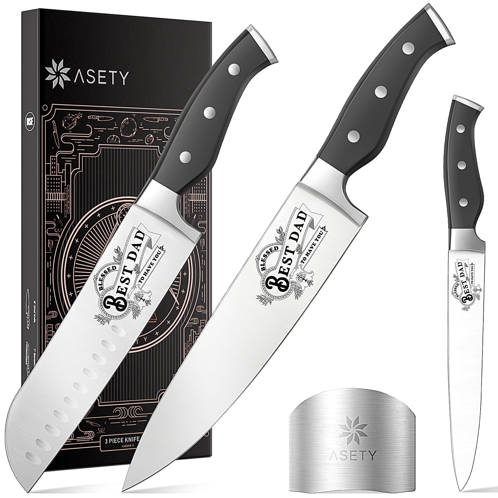 Knife Sets 3Pcs - Mom - asetyhome