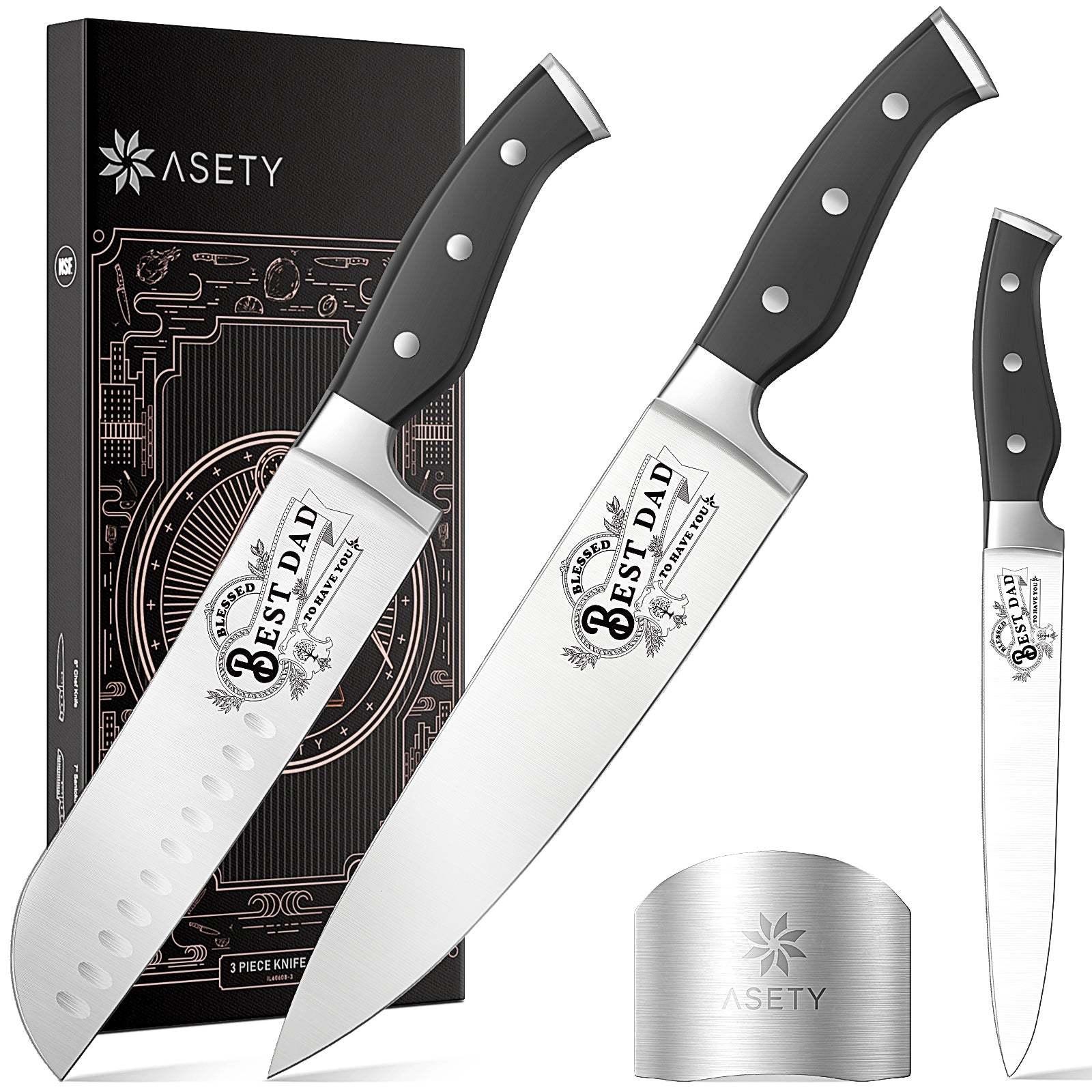 Knife Sets 3Pcs - Mom - asetyhome